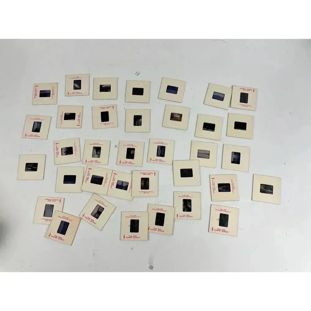 Lot of 35 VTG 35mm Film Slides Vacation Family Lake Boat River Photos‎ Variety